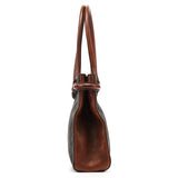 Gucci 101971 Brown GG Horsebit Tote Bag