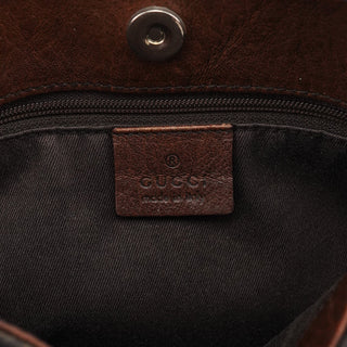 Gucci 101971 Brown GG Horsebit Tote Bag