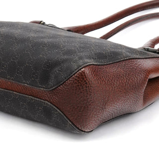 Gucci 101971 Brown GG Horsebit Tote Bag