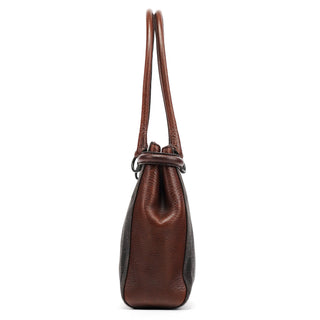 Gucci 101971 Brown GG Horsebit Tote Bag