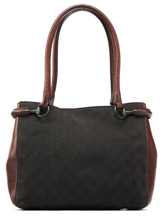 Gucci 101971 Brown GG Horsebit Tote Bag