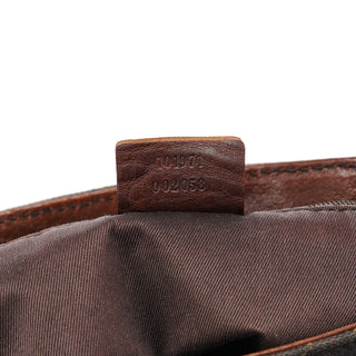 Gucci 101971 Brown GG Horsebit Tote Bag