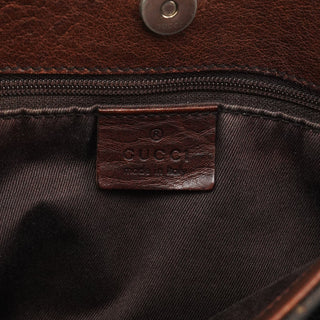 Gucci 101971 Brown GG Horsebit Tote Bag