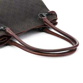 Gucci 101971 Brown GG Horsebit Tote Bag