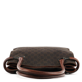 Gucci 101971 Brown GG Horsebit Tote Bag