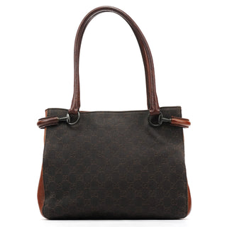 Gucci 101971 Brown GG Horsebit Tote Bag