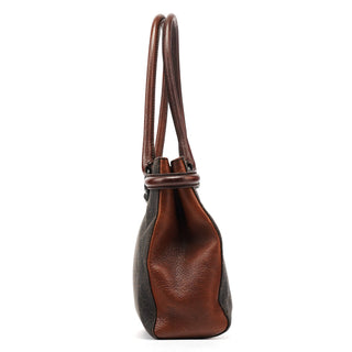 Gucci 101971 Brown GG Horsebit Tote Bag