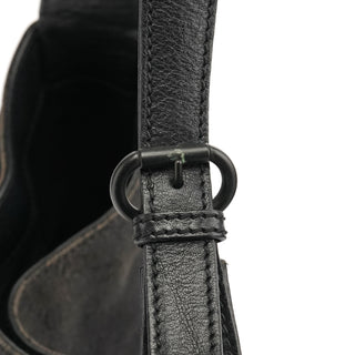Gucci 101975 Anthracite GG Horsebit Shoulder Bag