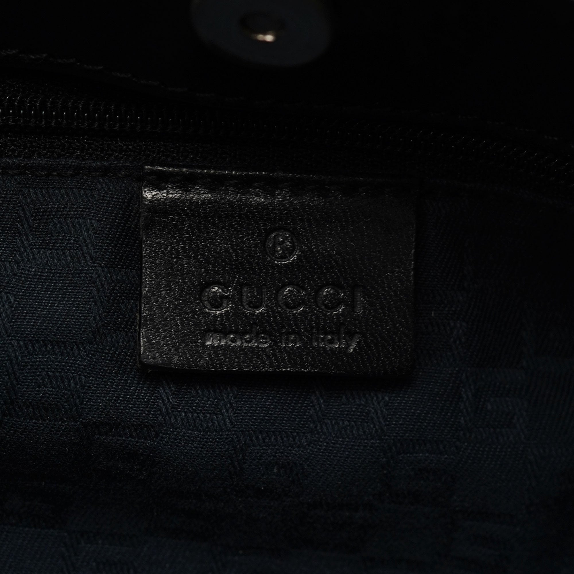 Gucci 101975 Black Suede Horsebit Shoulder Bag