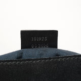 Gucci 101975 Black Suede Horsebit Shoulder Bag
