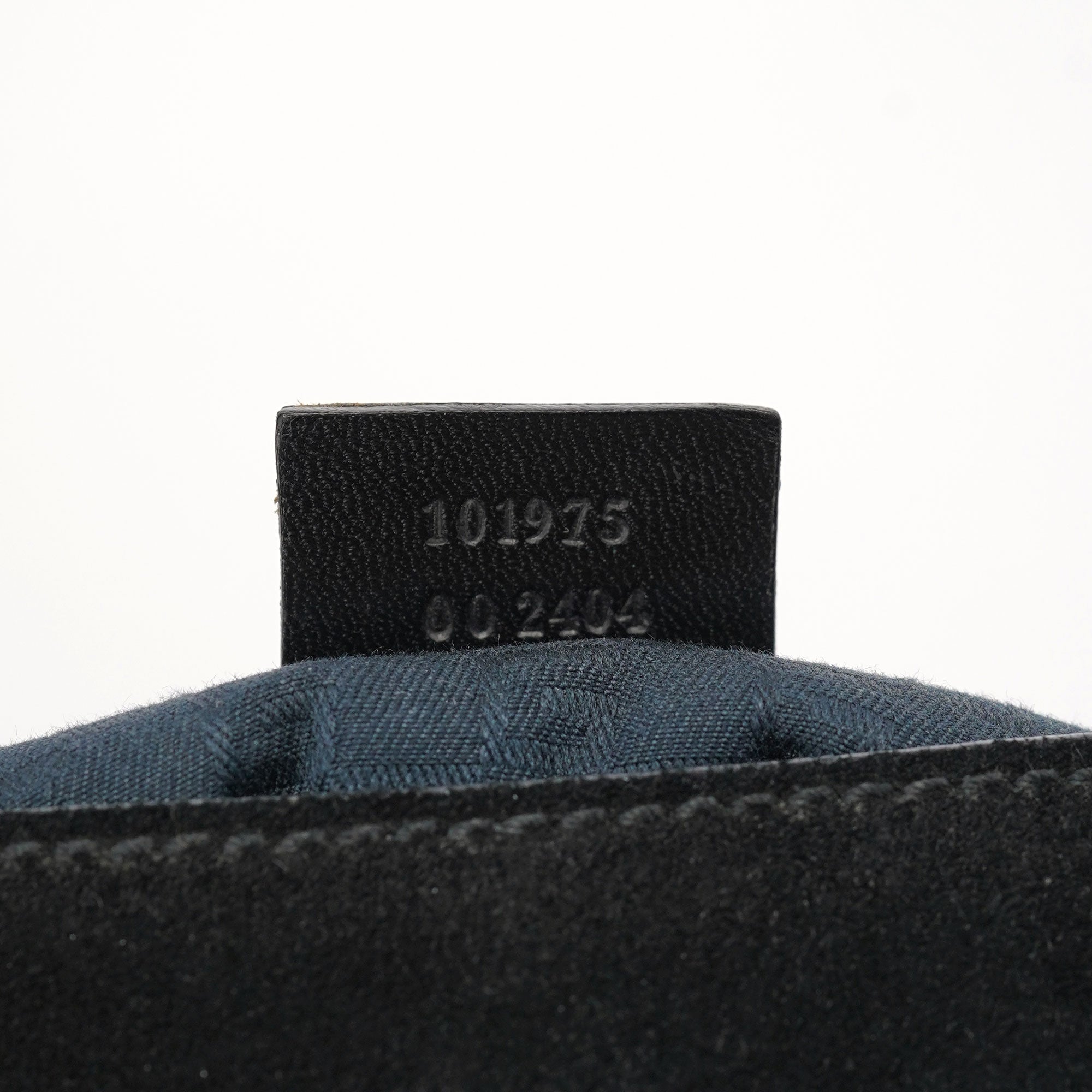 Gucci 101975 Black Suede Horsebit Shoulder Bag