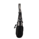 Gucci 101975 Black Suede Horsebit Shoulder Bag