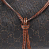 Gucci 101975 Brown GG Horsebit Shoulder Bag