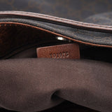 Gucci 101975 Brown GG Horsebit Shoulder Bag
