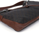 Gucci 101975 Brown GG Horsebit Shoulder Bag