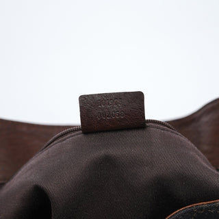 Gucci 101975 Brown GG Horsebit Shoulder Bag