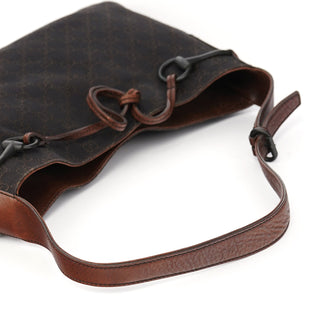 Gucci 101975 Brown GG Horsebit Shoulder Bag