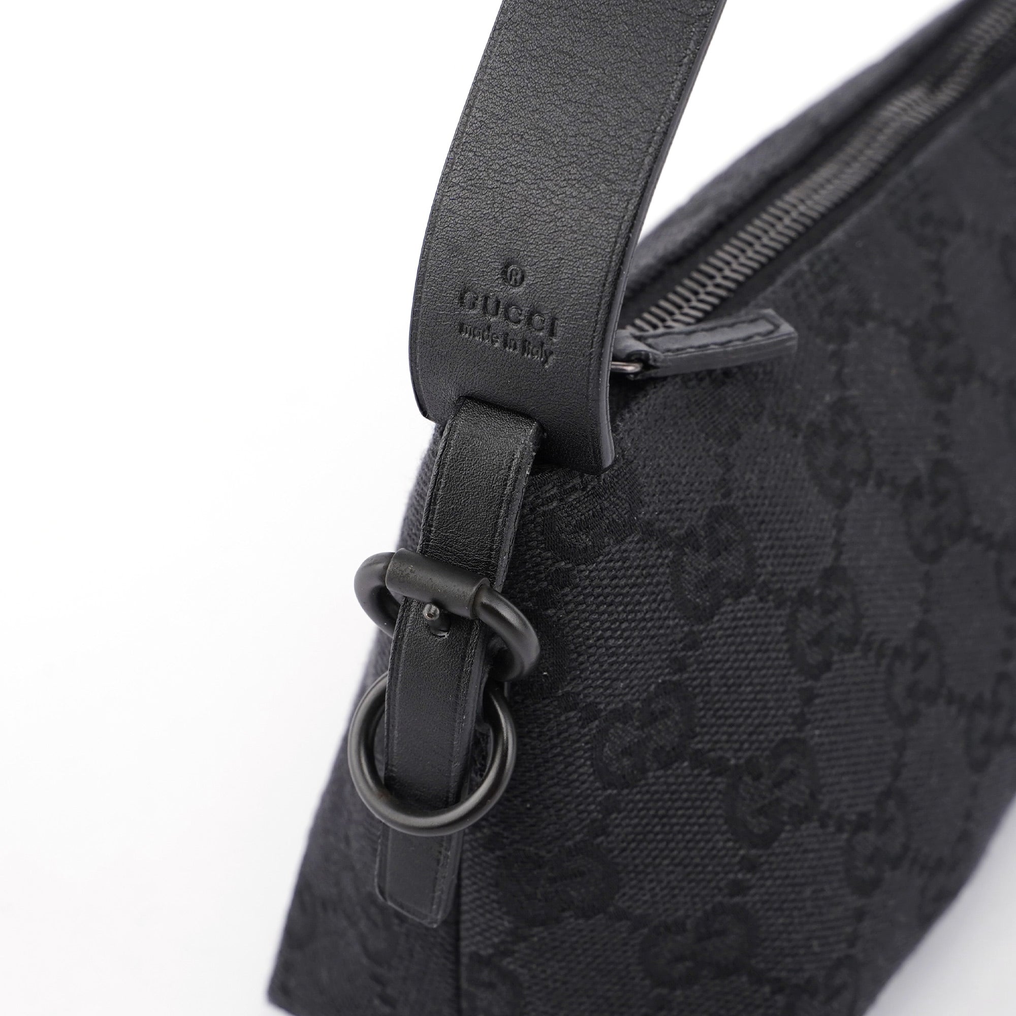 Gucci 103399 Black GG Mini Hobo Bag