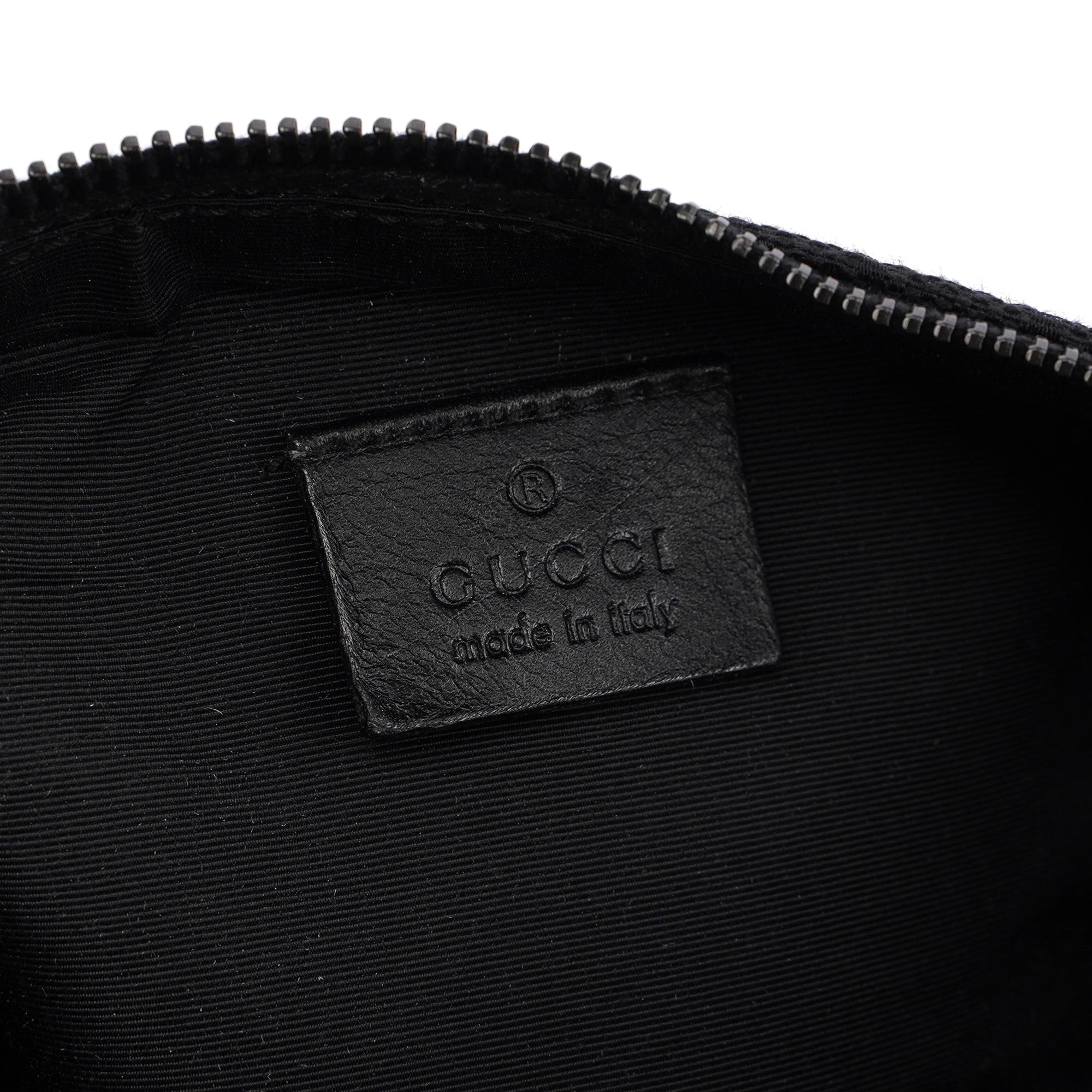 Gucci 103399 Mini sac hobo en toile GG noire