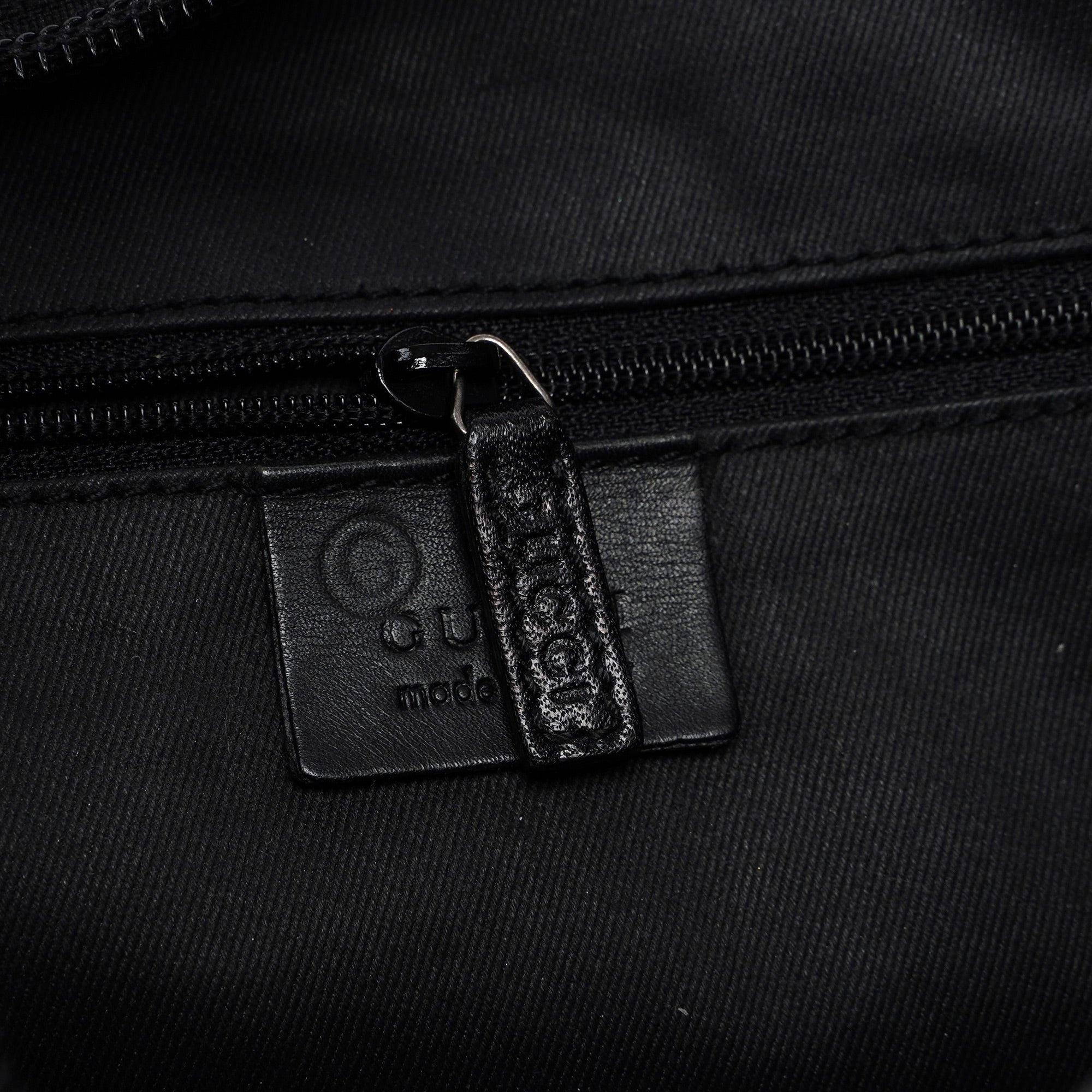 Gucci 105649 Anthracite GG Denim Shoulder Bag