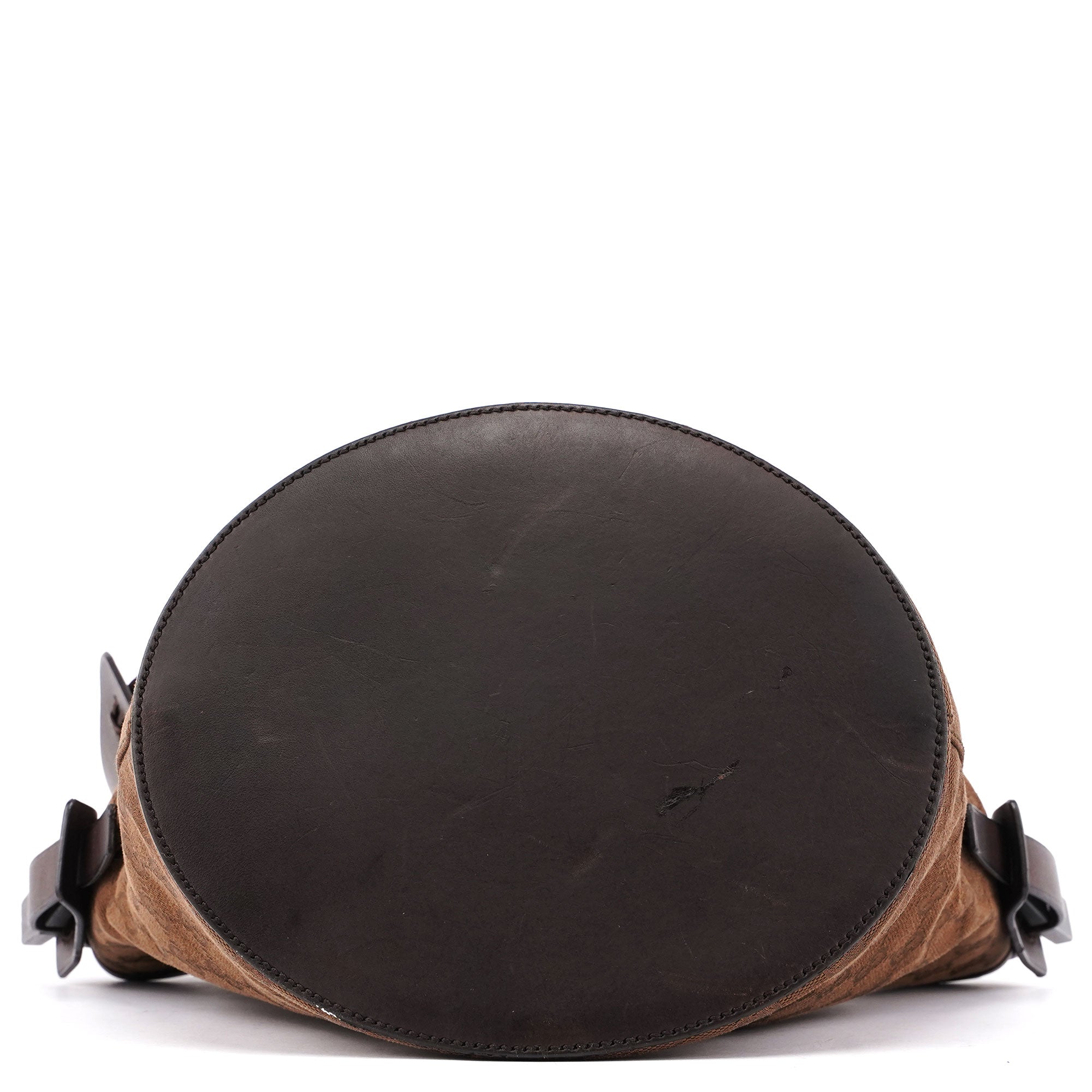 Gucci 106240 Brown GG Bucket Shoulder Bag