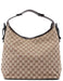 Gucci 106242 Beige Brown GG Shoulder Bag