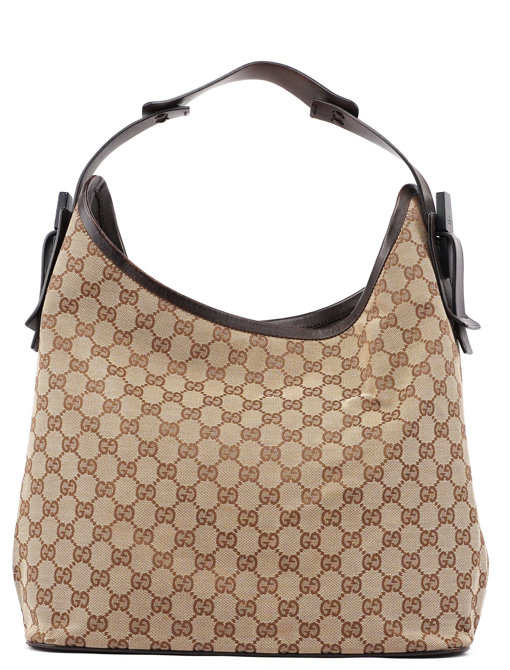 Gucci 106242 Beige GG Hobo Shoulder Bag