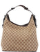 Gucci 106242 Beige GG Hobo Shoulder Bag