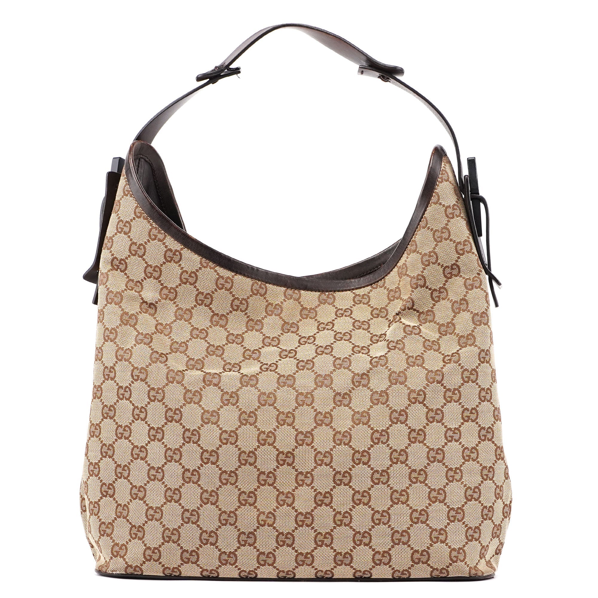 Gucci 106242 Beige GG Hobo Shoulder Bag