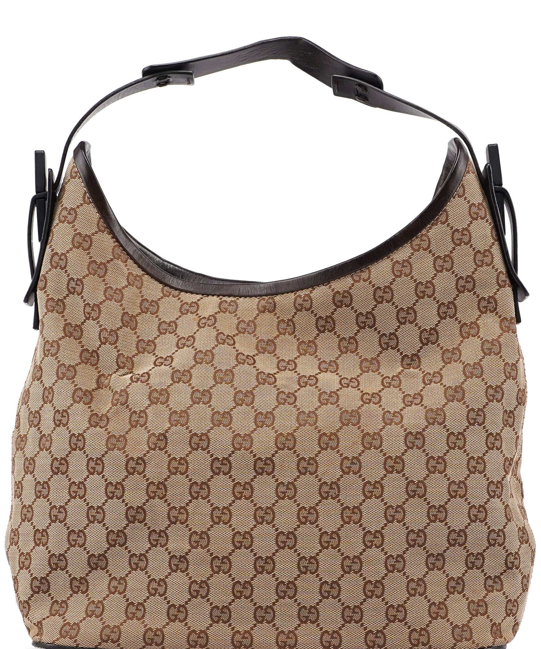 Gucci 106242 Beige GG Hobo Shoulder Bag