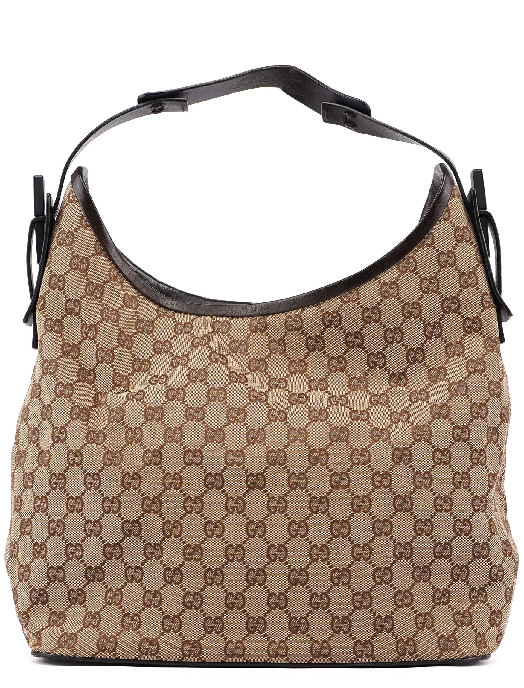 Gucci 106242 Beige GG Hobo Shoulder Bag