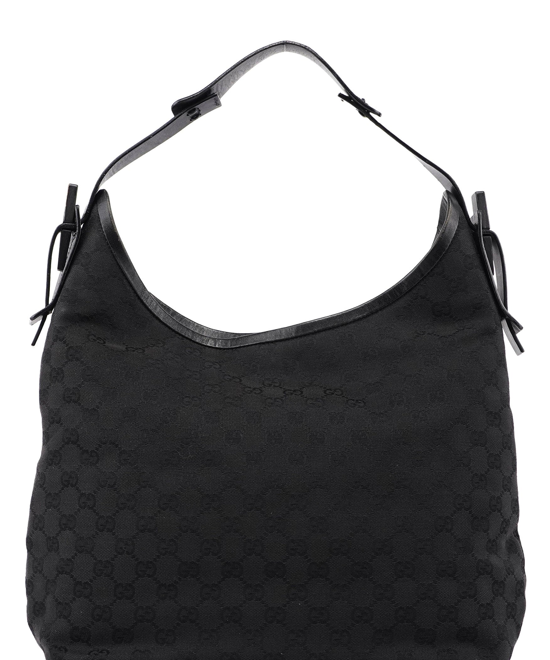 Gucci 106242 Black GG Shoulder Bag