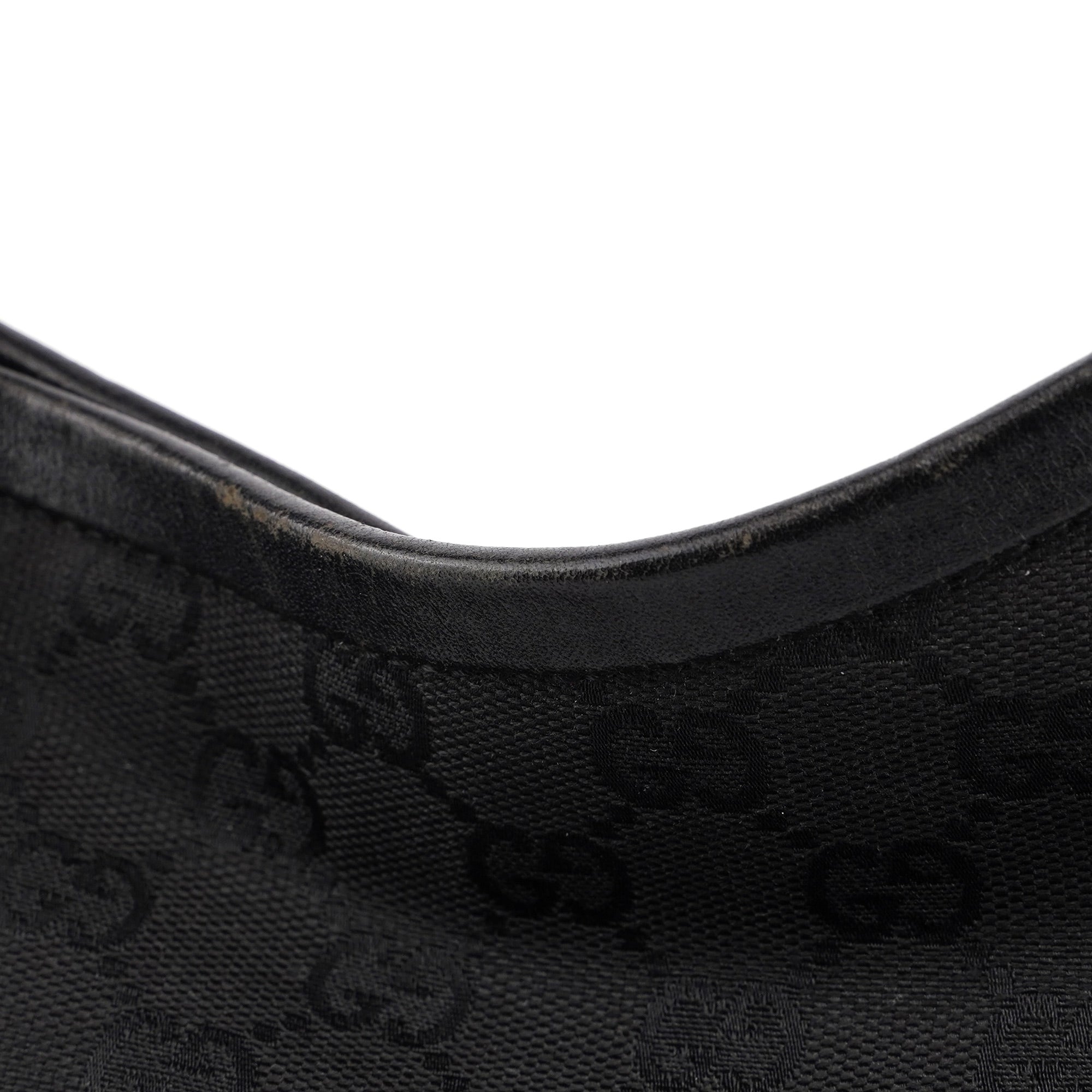 Gucci 106242 Black GG Shoulder Bag