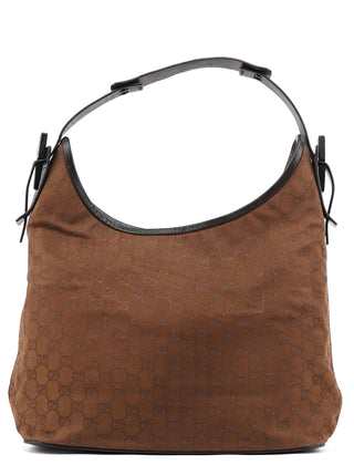 Gucci 106242 Brown GG Hobo Shoulder Bag