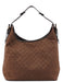 Gucci 106242 Brown GG Hobo Shoulder Bag