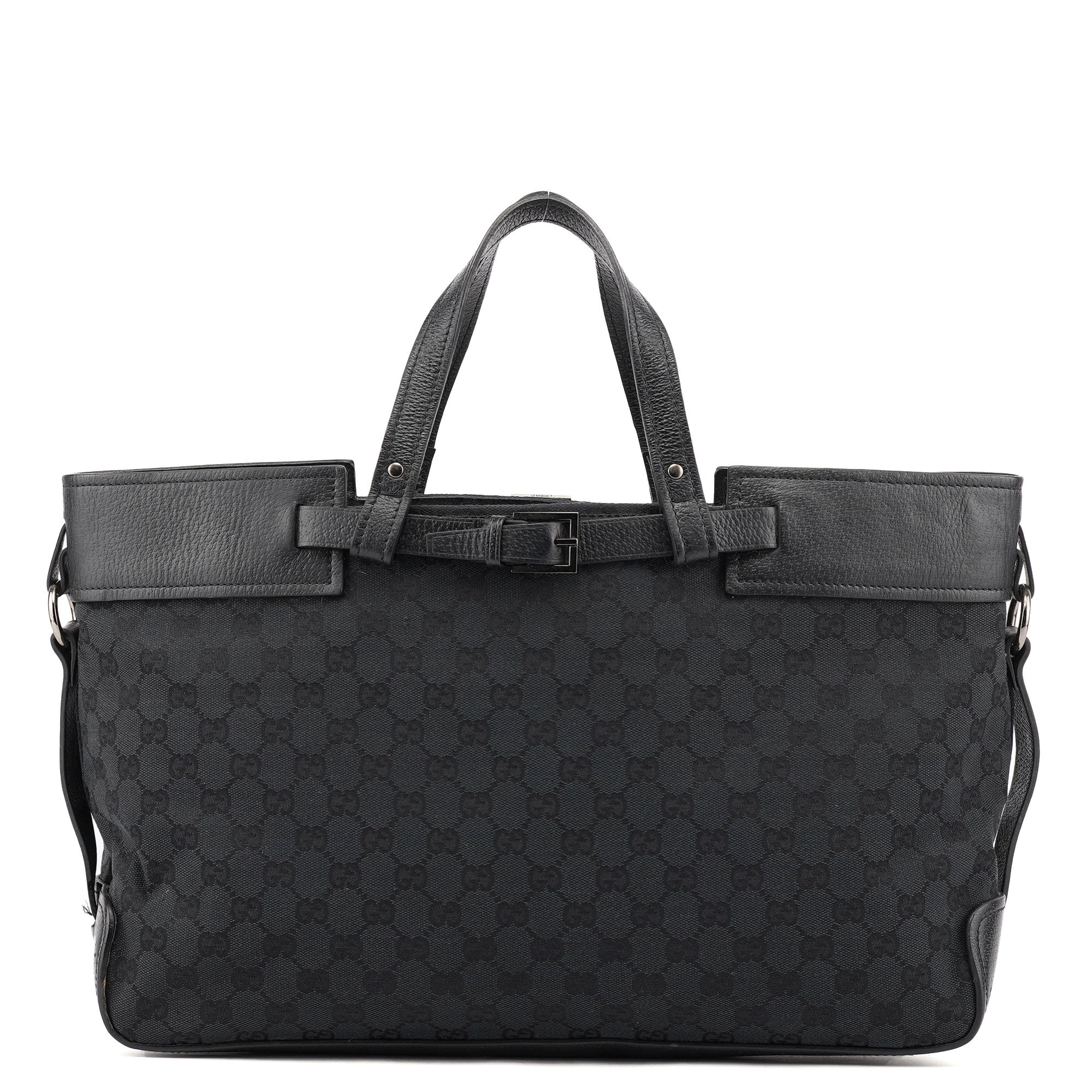 Gucci 106251 Black GG Large Tote Bag