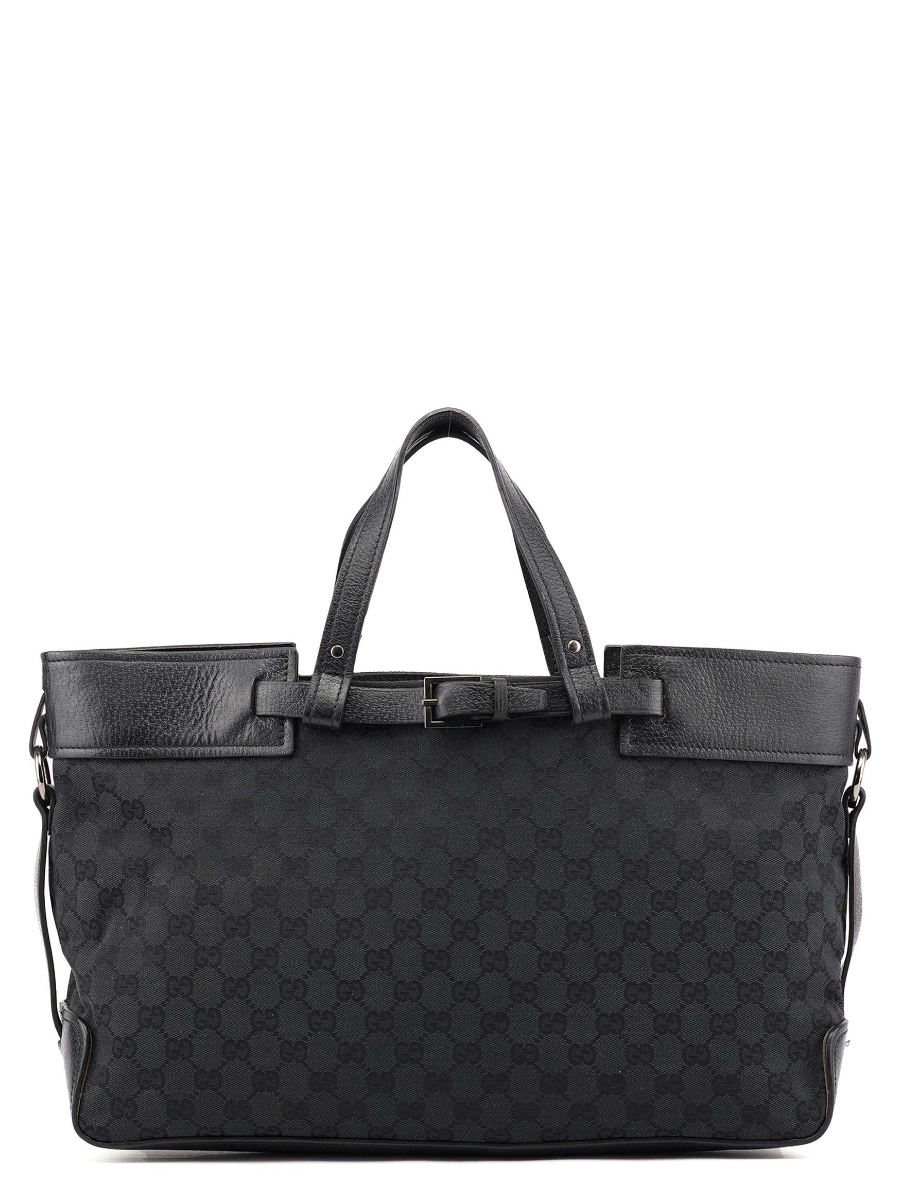 Gucci 106251 Black GG Large Tote Bag