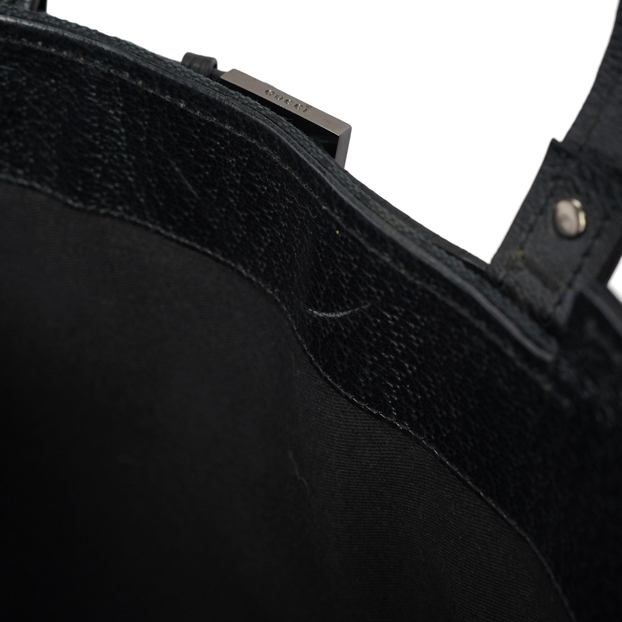 Gucci 106251 Black GG Large Tote Bag