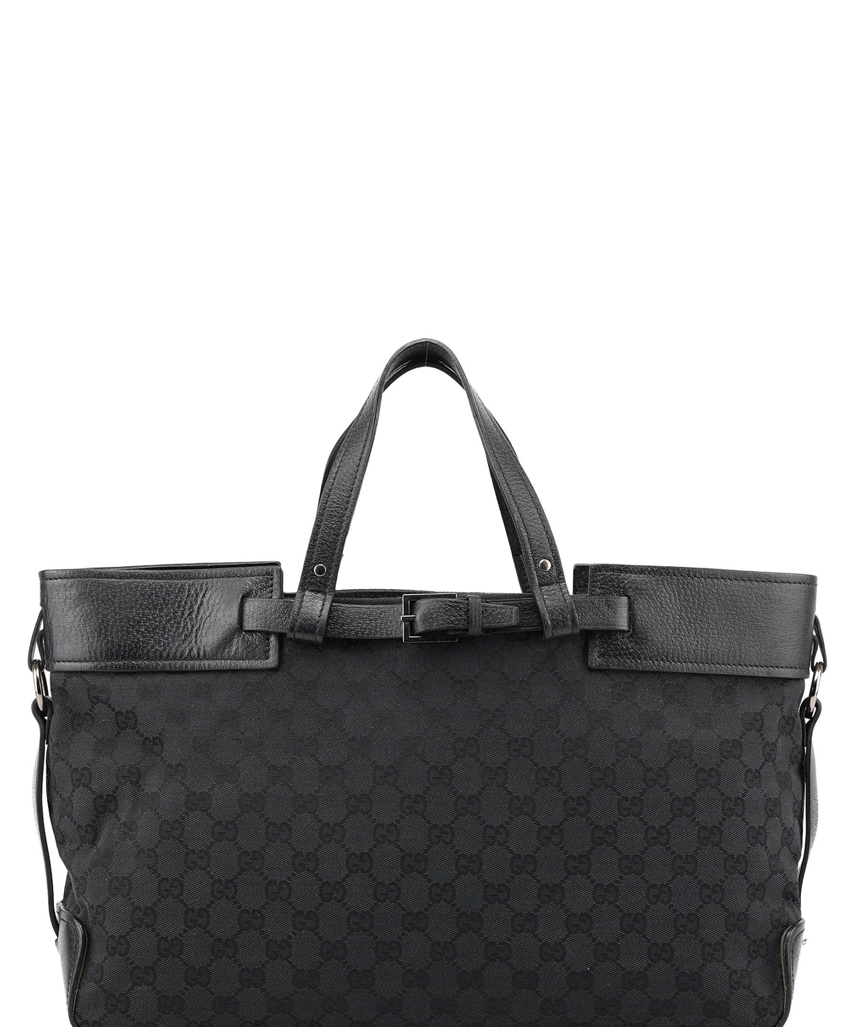 Gucci 106251 Black GG Large Tote Bag