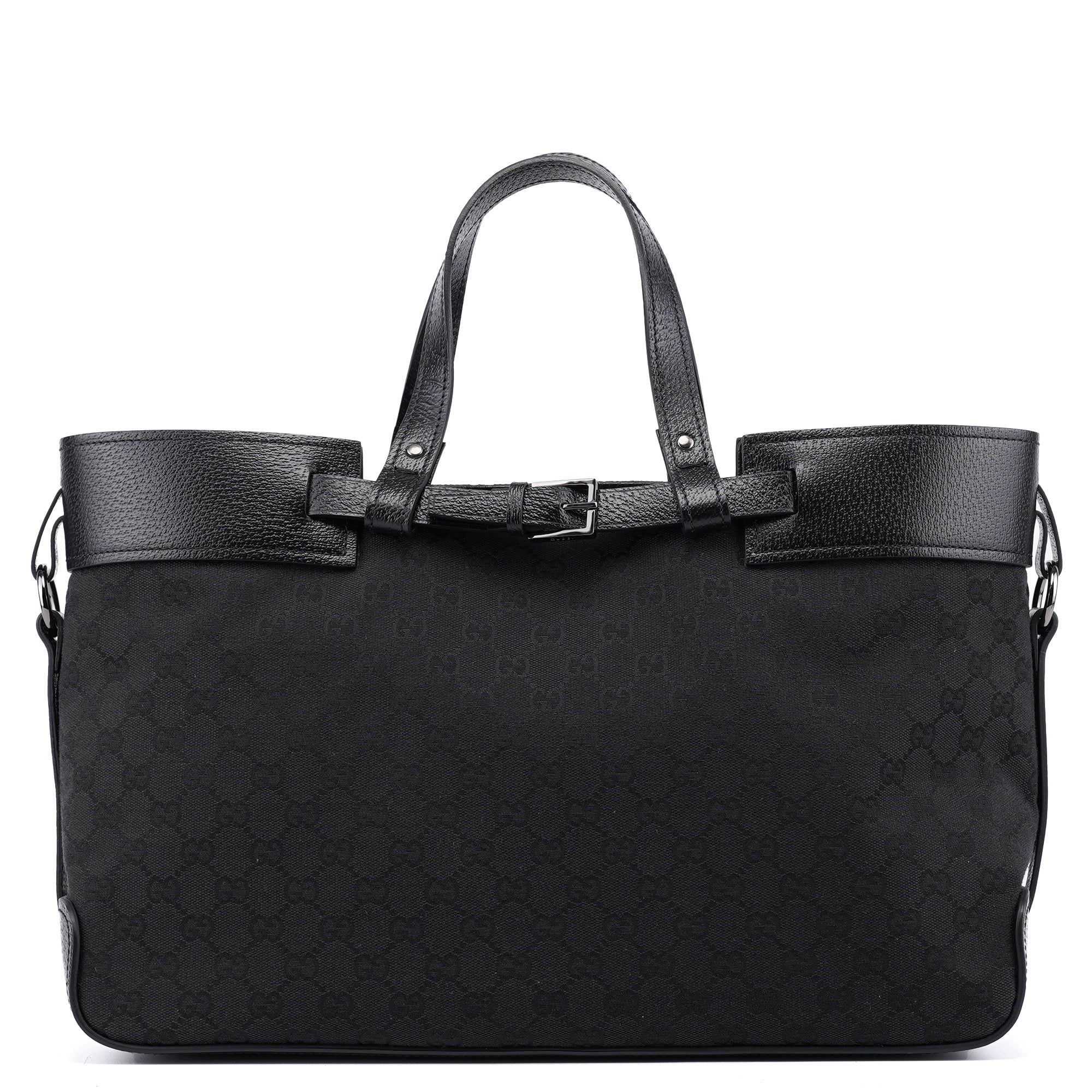 Gucci 106251 Black GG Large Tote Bag