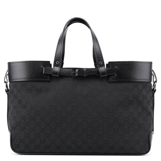 Gucci 106251 Black GG Large Tote Bag