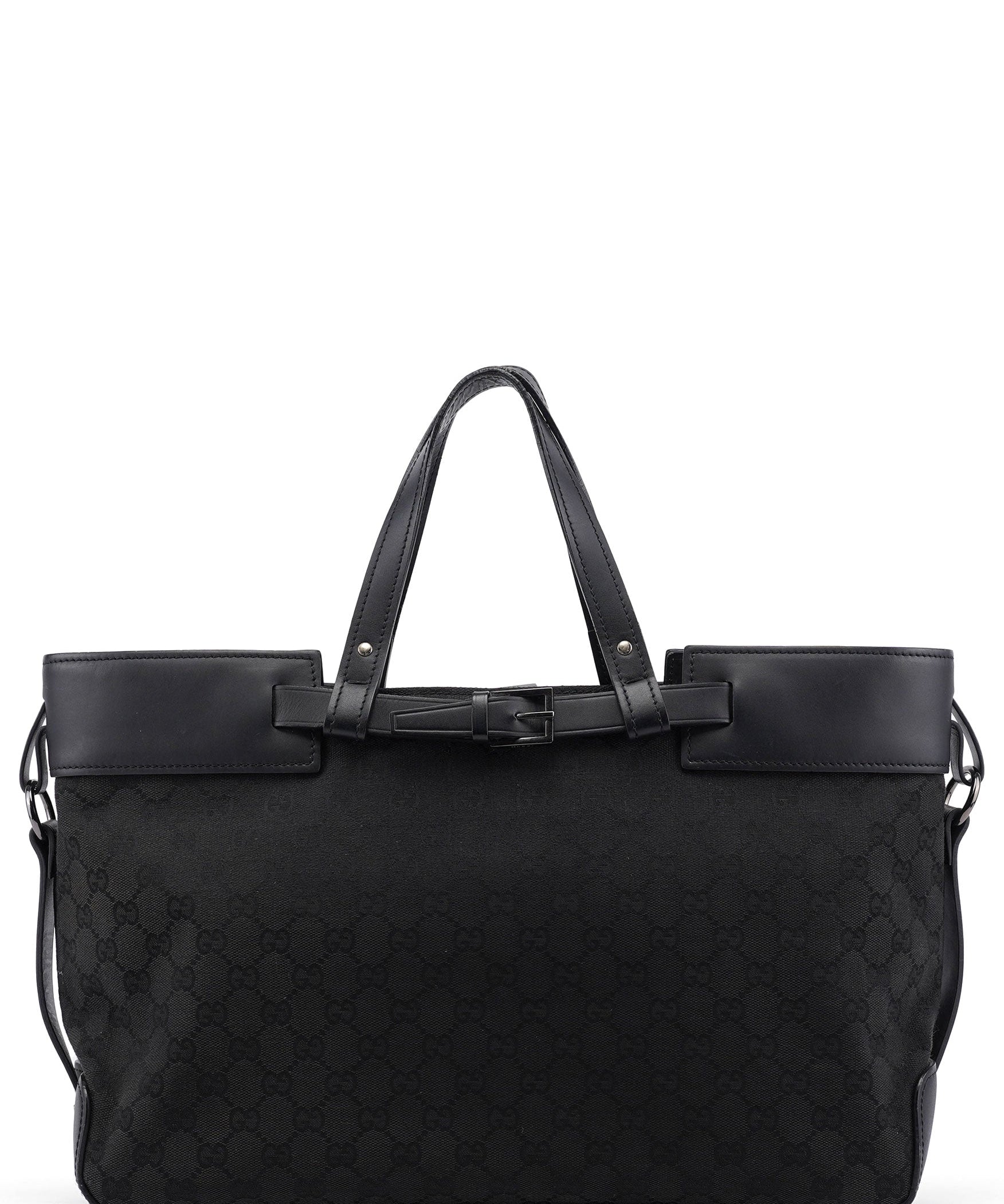 Gucci 106251 Black GG Large Tote Bag