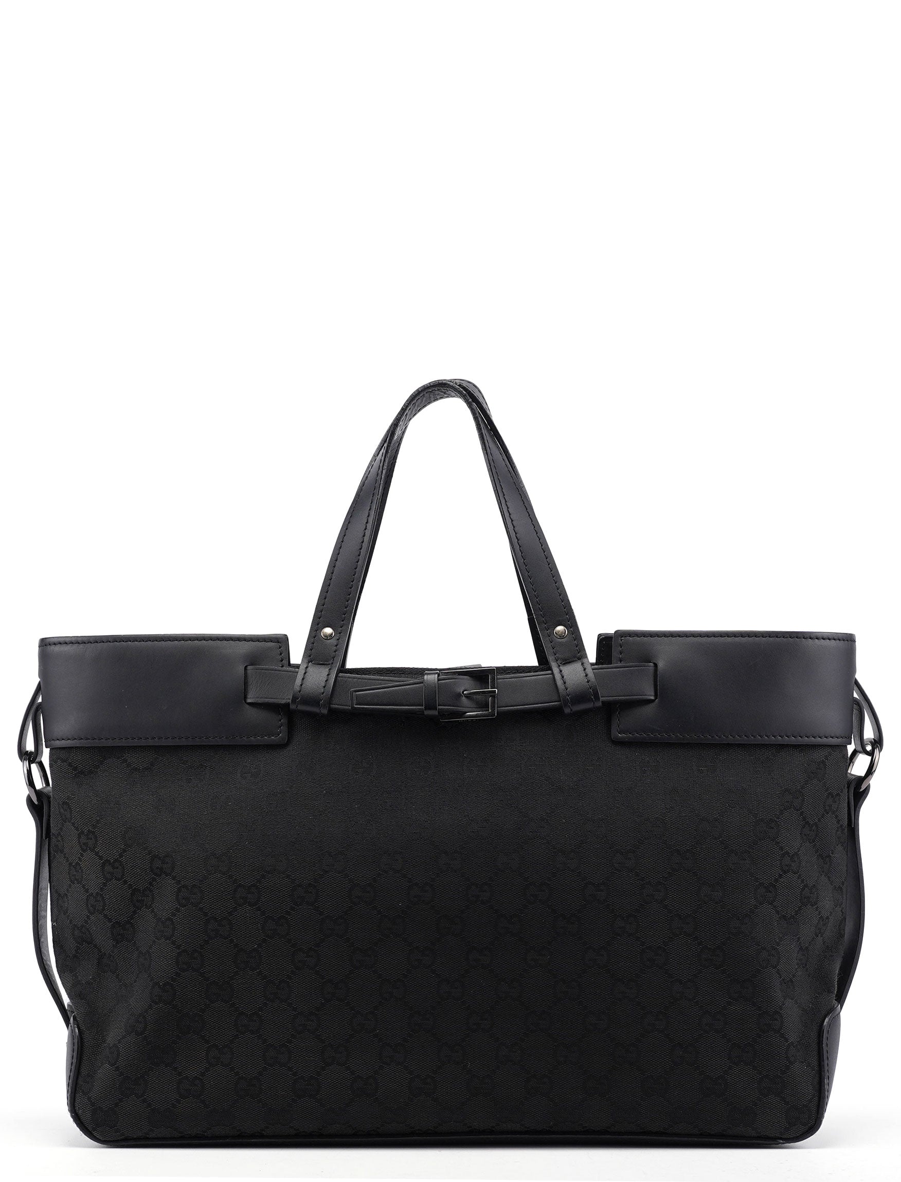 Gucci 106251 Black GG Large Tote Bag