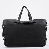 Gucci 106251 Black GG Large Tote Bag
