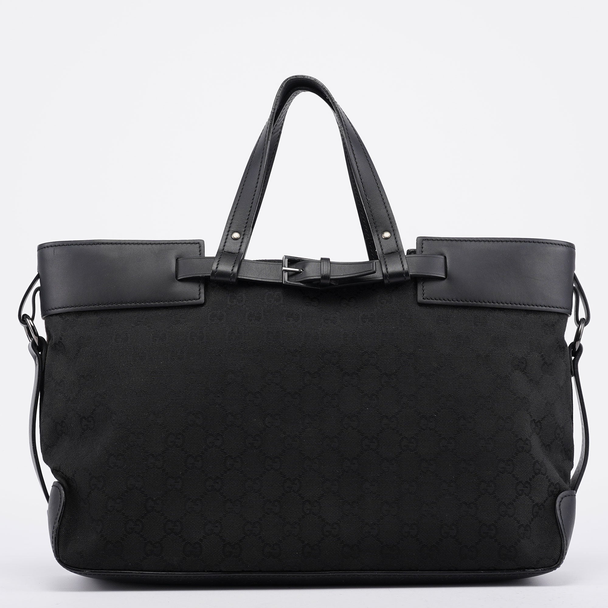 Gucci 106251 Black GG Large Tote Bag