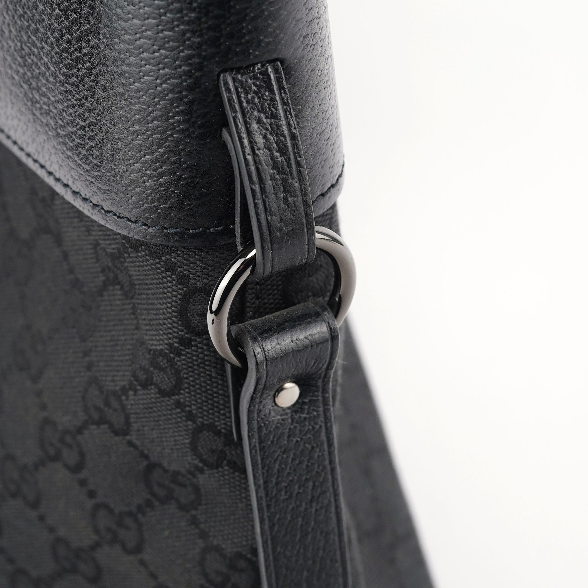 Gucci 106251 Large Black GG Tote Bag