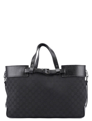 Gucci 106251 Large Black GG Tote Bag