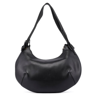 Gucci 106292 Black Calfskin Hobo Shoulder Bag