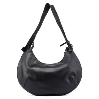 Gucci 106292 Black Calfskin Hobo Shoulder Bag