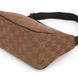 Gucci 106644 Brown GG Hobo Shoulder Bag